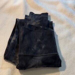 lululemon athletica Black Tie-Dye Leggings